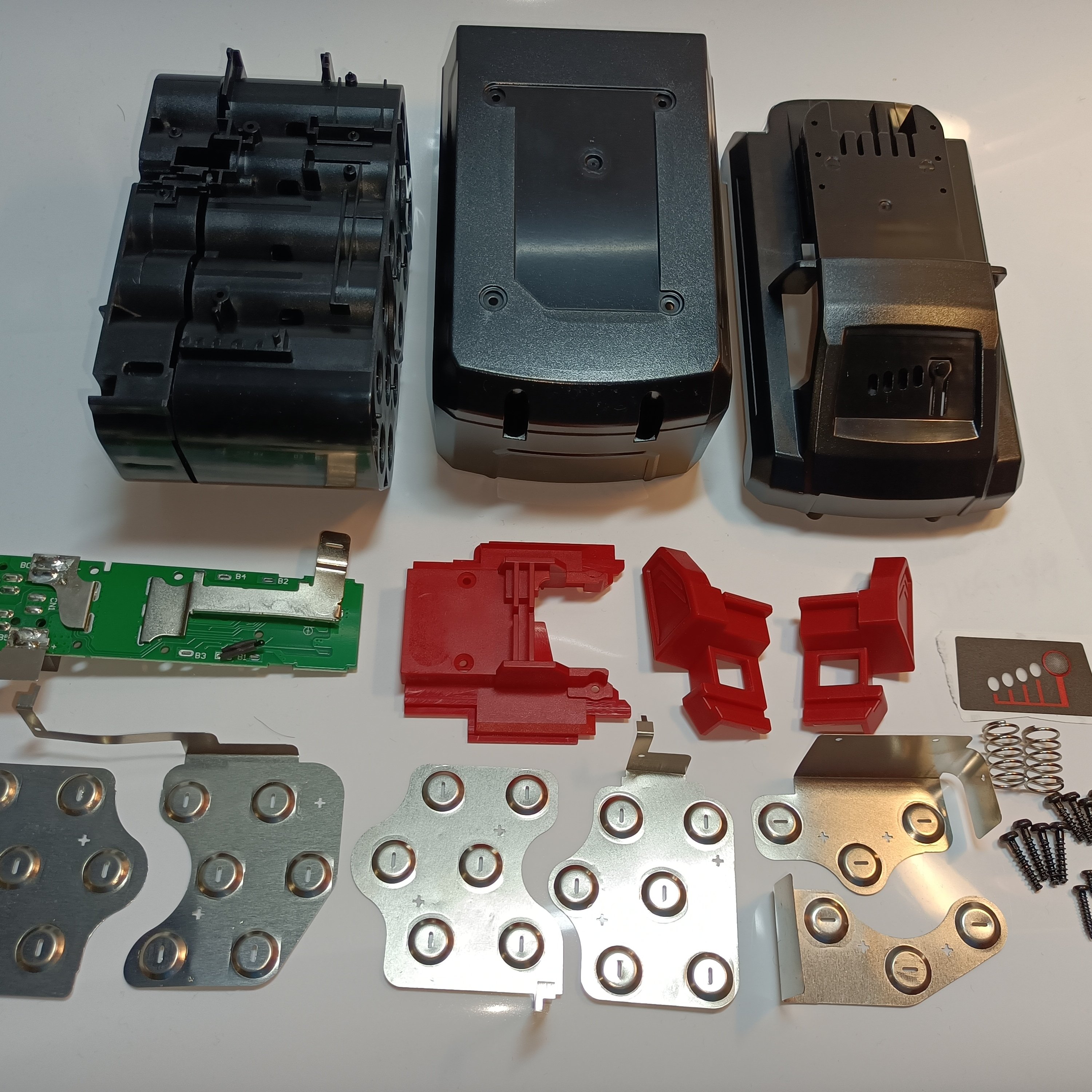 Factory Price Milwauke M18 18V Plastic case 15.0AH Plastic Housing 15 Cells 21700 Plastic Cover 15AH Bms PCB 40V BL4050 DCB615
